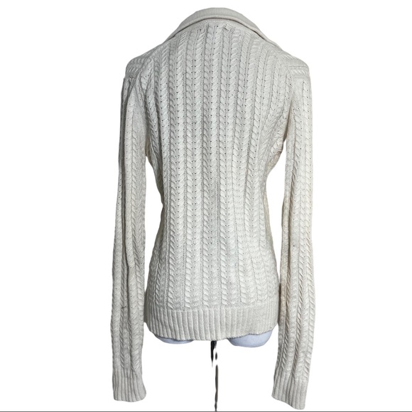 Charter Club Ivory Cream Cable Knit Sweater Sz Small NWT New - Picture 5 of 5